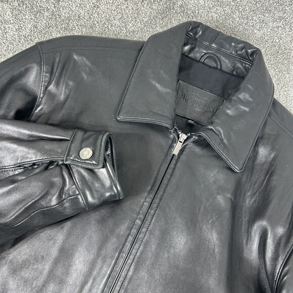 Brandini | Jackets & Coats | Brandini Black Bomber 0 Butter Soft Lamb ...